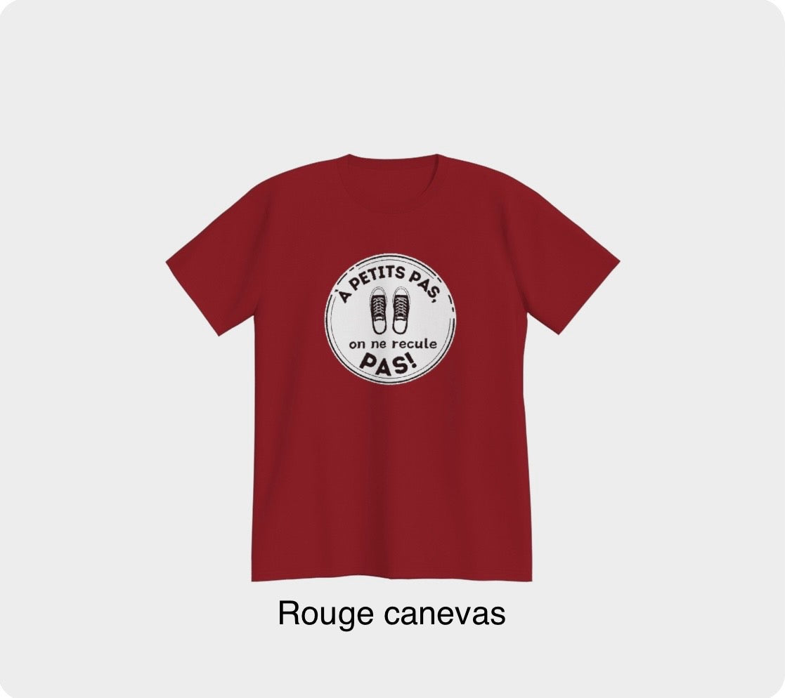 T-shirt col en rond unisexe