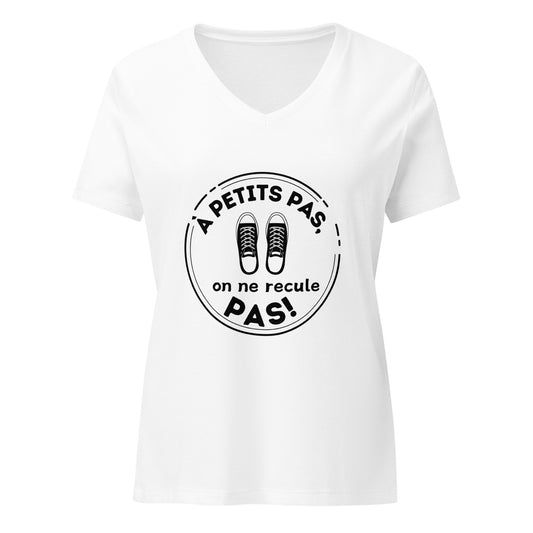 T-shirt col en V pour femmes